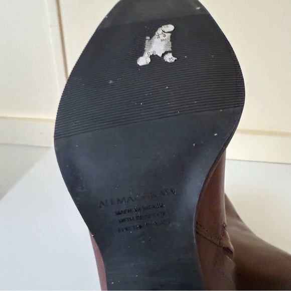 Ali MacGraw Womens Brown Leather Ankle Boots Booties SZ 8.5 - Picture 7 of 7